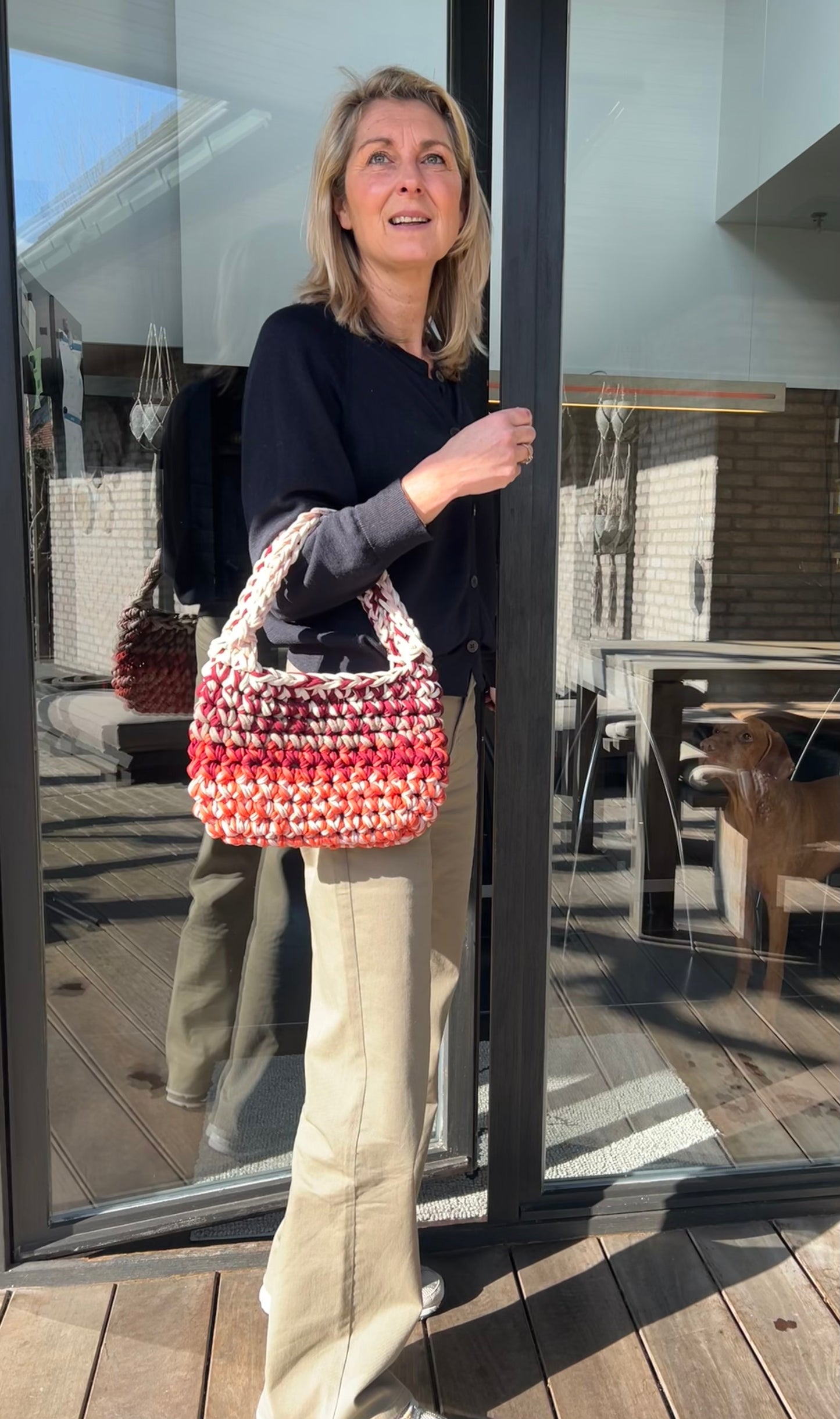 Honnie Cosmo - Handmade crochet bag